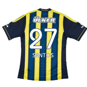 Fenerbahce 2011-12 Home Shirt (M) (Very Good) (Santos 27)_1