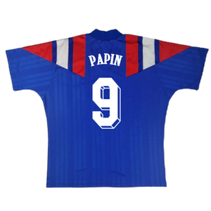 France 1992-94 Home Shirt (L) (Excellent) (Papin 9)_1