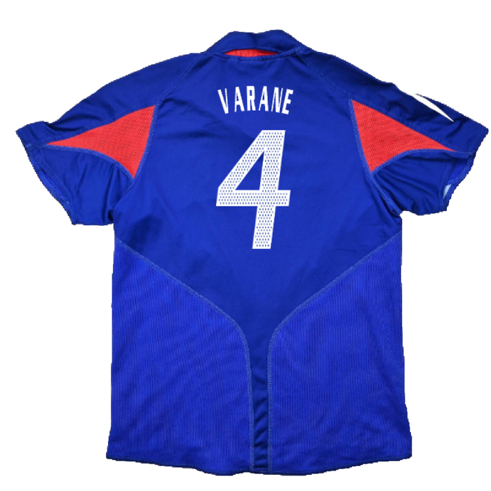 France 2004-06 Home Shirt (XL) (Excellent) (VARANE 4)