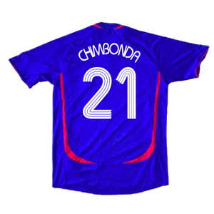 France 2006-07 Home Football Shirt (Very Good) (Chimbonda 21)_1