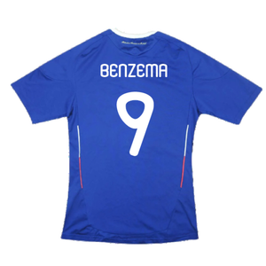France 2009-10 Home Shirt (S) (Benzema 9) (Excellent)_1
