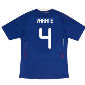 France 2010-11 Home Shirt (L) (Good) (VARANE 4)_1