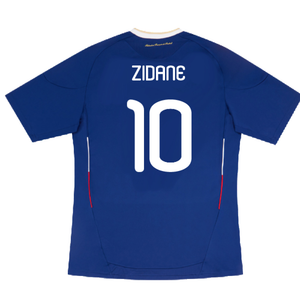 France 2010-11 Home Shirt (L) (Good) (ZIDANE 10)_1