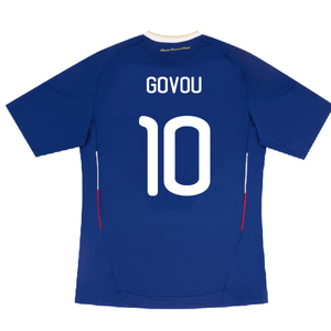 France 2010-2011 Home Shirt (S) (Good) (Govou 10)_1