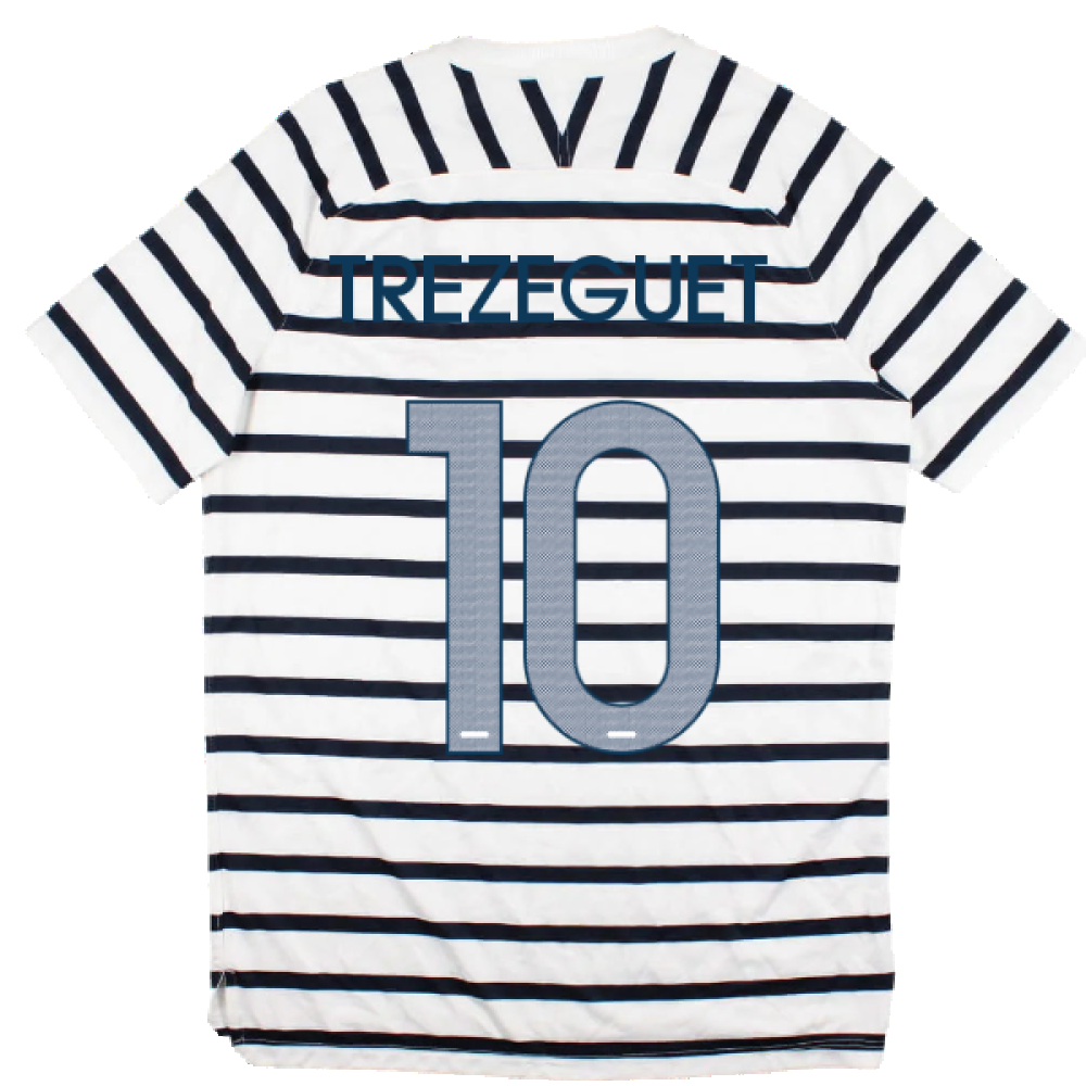 France 2011-12 Away Shirt (L) (Very Good) (TREZEGUET 10)_1