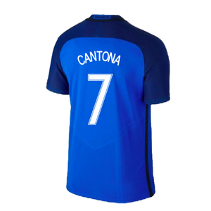 France 2016-17 Home Shirt (L) (Very Good) (CANTONA 7)_1