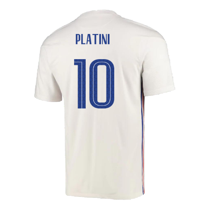 France 2020-21 Away Shirt (XXL) (Good) (Platini 10)