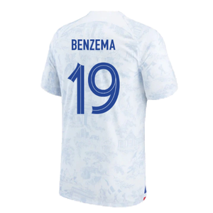 France 2022-23 Away Shirt (Mbappe #10) (Womens M) (Good) (BENZEMA 19)_1