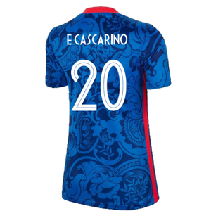 France 2022-23 Womens World Cup Home Shirt (Womens M) (E Cascarino 20) (Excellent)_1