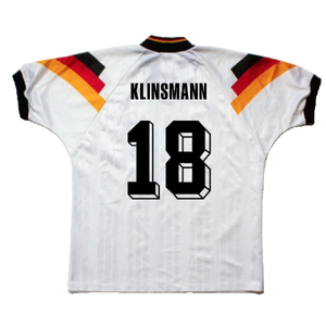 Germany 1992-93 Home Shirt (L) (Excellent) (Klinsmann 18)_1