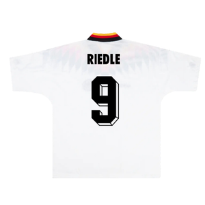 Germany 1994-96 Home Shirt (XL) (Good) (RIEDLE 9)_1