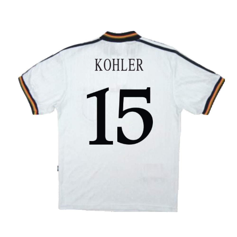 Germany 1996-98 Home Shirt (XL) (Excellent) (Kohler 15)_1