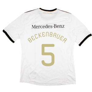 Germany 2010-11 Home Shirt with Mercedes Sponsor (L) (BECKENBAUER 5) (Very Good)_1