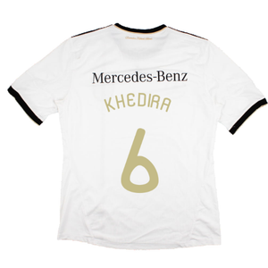 Germany 2010-11 Home Shirt with Mercedes Sponsor (L) (KHEDIRA 6) (Very Good)_1
