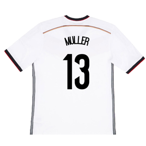 Germany 2014-15 Home Shirt (L) (Excellent) (Muller 13)_1