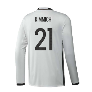 Germany 2016-17 Long Sleeve Home Shirt (Very Good) (Kimmich 21)_1