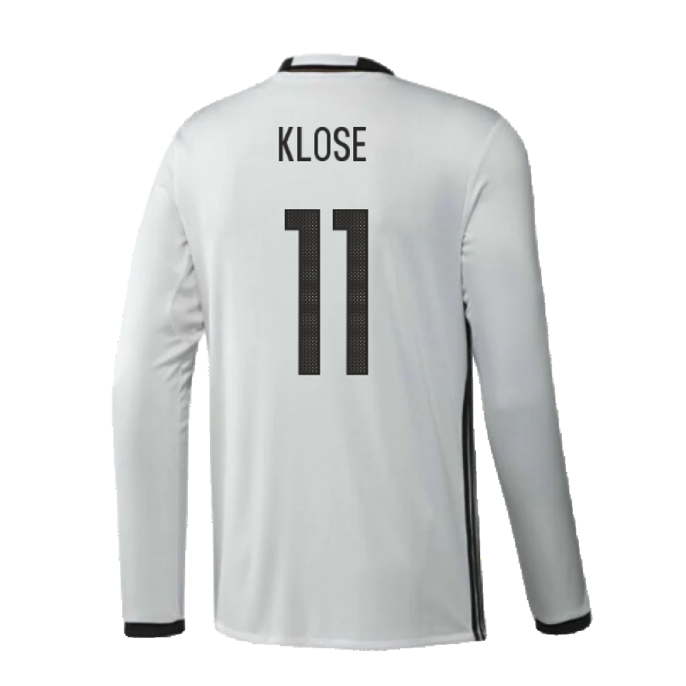 Germany 2016-17 Long Sleeve Home Shirt (Very Good) (Klose 11)_1
