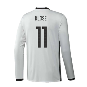 Germany 2016-17 Long Sleeve Home Shirt (Very Good) (Klose 11)_1