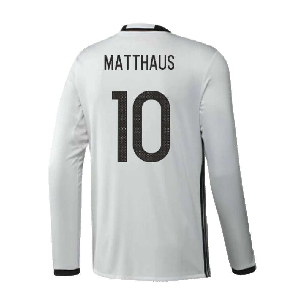 Germany 2016-17 Long Sleeve Home Shirt (Very Good) (Matthaus 10)_1