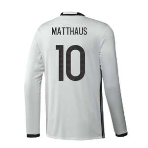 Germany 2016-17 Long Sleeve Home Shirt (Very Good) (Matthaus 10)_1