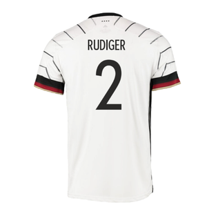Germany 2020-21 Home Shirt ((Mint) S) (RUDIGER 2)_2