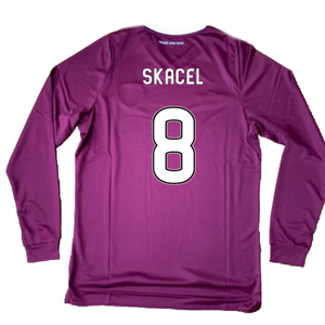 Hearts 2019-20 Long Sleeve Home Shirt (YL) (Skacel 8) (BNWT)_1