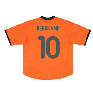 Holland 2000-02 Home Shirt (Excellent) (Bergkamp 10)_1