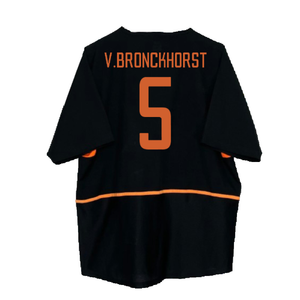 Holland 2002-04 Away Shirt (S) (Excellent) (V.Bronckhorst 5)_1