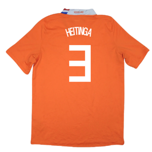 Holland 2008-10 Home Shirt (M) (Excellent) (Heitinga 3)_1