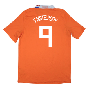 Holland 2008-10 Home Shirt (L) (Mint) (V.Nistelrooy 9)_1