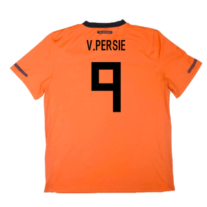 Holland 2010-11 Home Shirt (M) (Mint) (V.Persie 9)_1