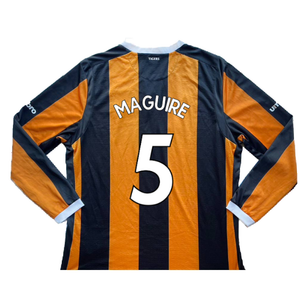 Hull City 2016-17 Long Sleeve Home Shirt (XXL) (Maguire 5) (Excellent)_1