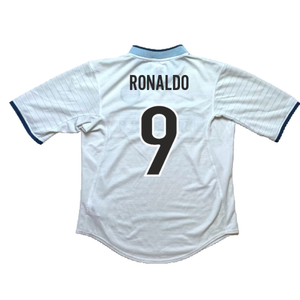 Inter Milan 1998-99 Away Shirt (XL) (Ronaldo 9) (Excellent)_1