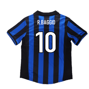 Inter Milan 1998-1999 Home Shirt (XL) (Very Good) (R.Baggio 10)_1