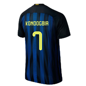 Inter Milan 2016-17 Home Shirt (S) (Excellent) (Kondogbia 7)_1