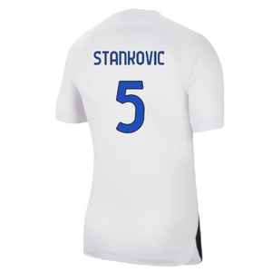 Inter Milan 2023-24 Away Shirt (Sponsorless) (M) (Stankovic 5) (BNWT)_1