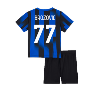 Inter Milan 2023-24 Home Mini Kit (XS Boys) (Brozovic 77) (Excellent)_1