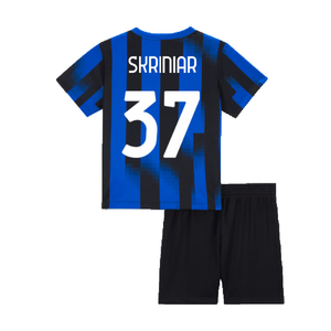 Inter Milan 2023-24 Home Mini Kit (XS Boys) (Skriniar 37) (Excellent)_1