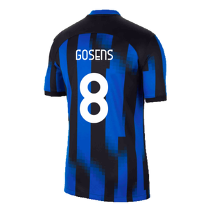 Inter Milan 2023-24 Home Shirt (SB) (Gosens 8) (Excellent)_1