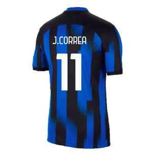 Inter Milan 2023-24 Home Shirt (SB) (J.Correa 11) (Excellent)_1
