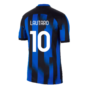 Inter Milan 2023-24 Home Shirt (SB) (Lautaro 10) (Excellent)_1