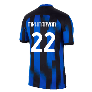 Inter Milan 2023-24 Home Shirt (SB) (Mkhitaryan 22) (Excellent)_1