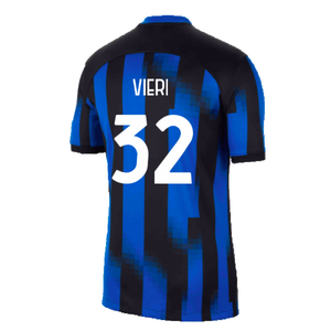 Inter Milan 2023-24 Home Shirt (SB) (Vieri 32) (Excellent)_1