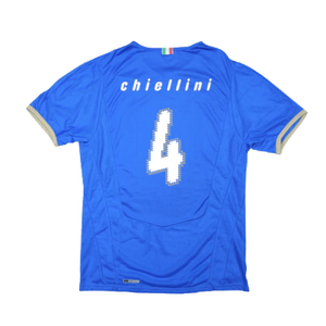 Italy 2008-09 Home Shirt (Good) (Chiellini 4)_1