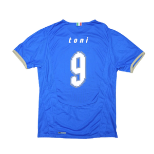 Italy 2008-09 Home Shirt (XL) (Excellent) (Toni 9)_1