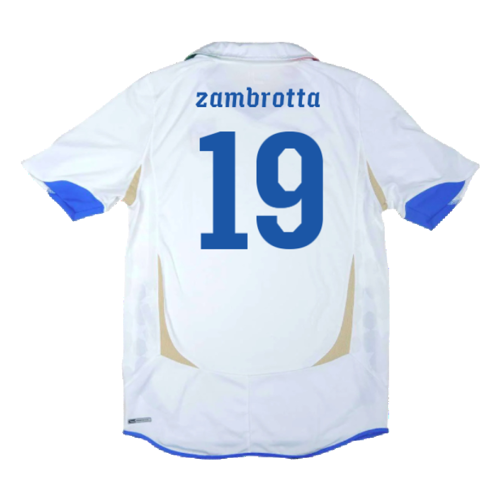 Italy 2010-11 Away Shirt (L) (Very Good) (Zambrotta 19)_1