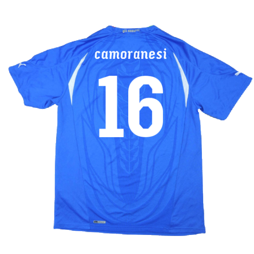 Italy 2010-11 Home Shirt (L) (Excellent) (Camoranesi 16)_1