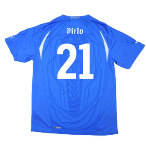 Italy 2010-11 Home Shirt (L) (Excellent) (Pirlo 21)_1