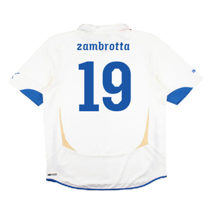 Italy 2010-12 Away Shirt (M) (Fair) (Zambrotta 19)_1