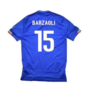 Italy 2014-15 Home Shirt (S) (Fair) (Barzagli 15)_1